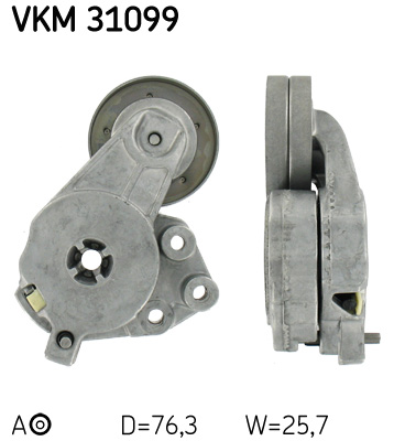 Belt Tensioner, V-ribbed belt - VKM 31099 SKF